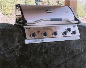 artificial rock bbq